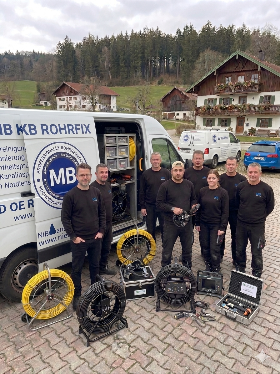 Das MB Rohrfix Team in München